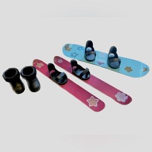 18 inch doll ski set. With jacket.
